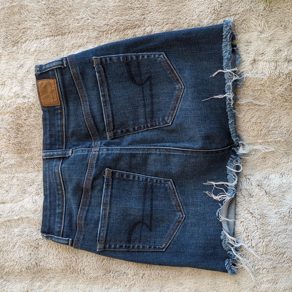 American Eagle Distressed Stretch Side Zipper Den… - image 5